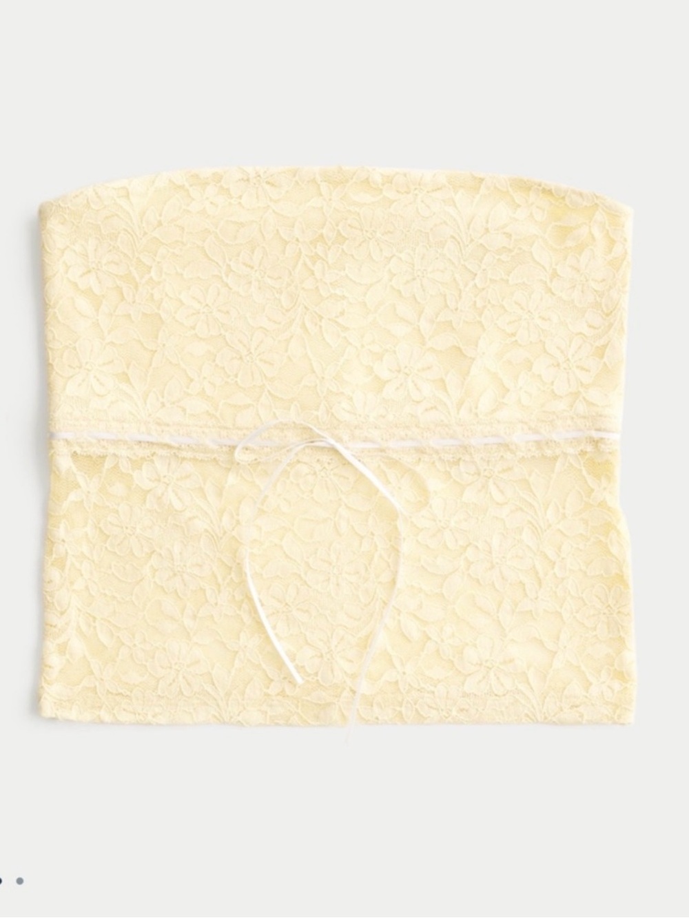 Hollister Yellow Lace Tube Top